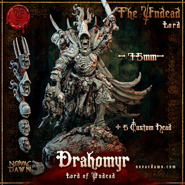 Drahomyr Lord of Undead - 75mm - Only-Games