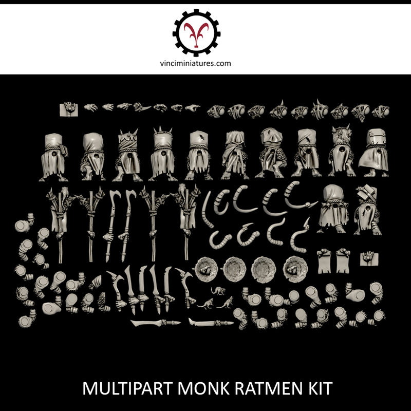 MULTIPART MONK RATMEN KIT - Only-Games