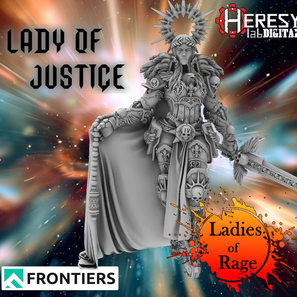 HL1001 - 75mm Lady of Justice - Only-Games