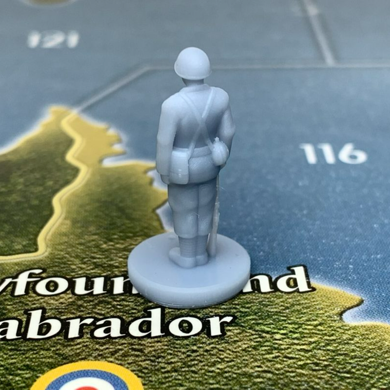 1/72 3D Printed Italian WWII Infantry armed with Carcano Model 1891/38 bolt-action rifle (x15). - Only-Games