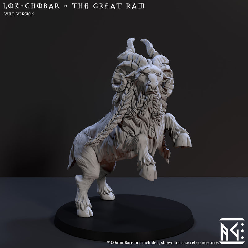 Lok-Ghobar The Great Ram (Dwarven Mountaineers of Skutagaard) - Only-Games