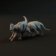 Charonosaurus juvenile fight 1-35 scale dinosaur - Only-Games