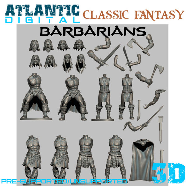 Classic Fantasy Barbarians - Standard - Only-Games