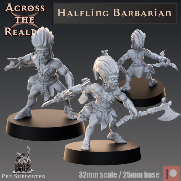 Halfling Barbarian - Only-Games