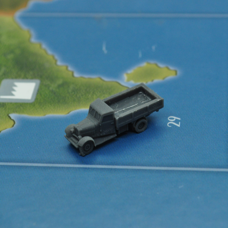 10pc 3D Printed Polish Fiat 621 Truck Open Back - Only-Games