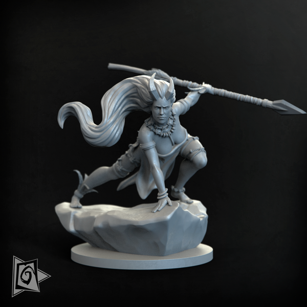 Tribal Monk (25mm base) - Only-Games