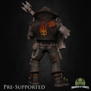 Magnus The Outsider Bard [PRE-COLORED] Human Musician 32mm Scale - Only-Games