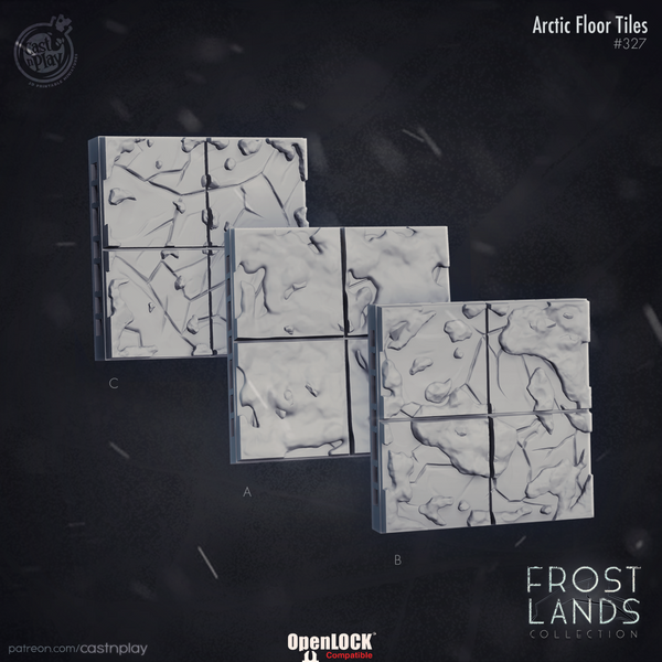 Arctic Floor Tiles - Only-Games