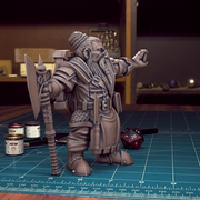 Male Dwarf 05 - TytanTroll Miniatures - DnD - Fantasy - 32mm - Only-Games
