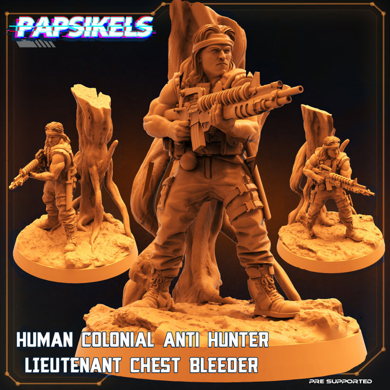 HUMAN COLONIAL ANTI HUNTER LIEUTENANT CHEST BLEEDER - Only-Games