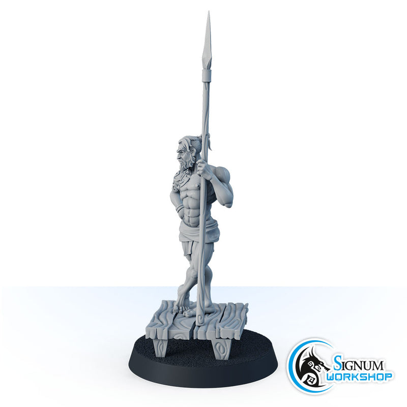 Model with spear - Only-Games