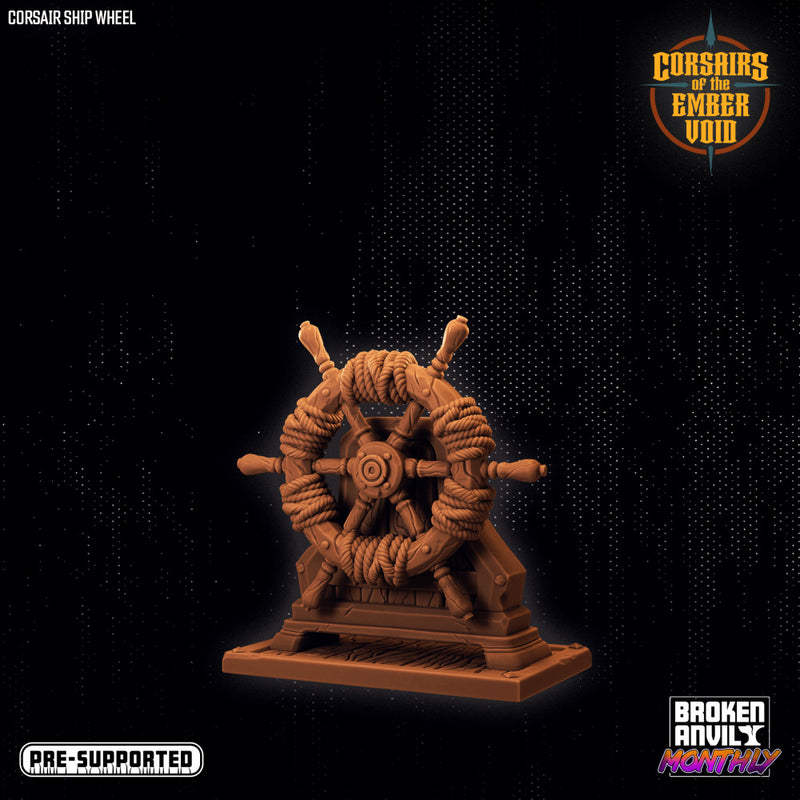 Corsairs of the Ember Void - Corsair Ship Wheel - Only-Games