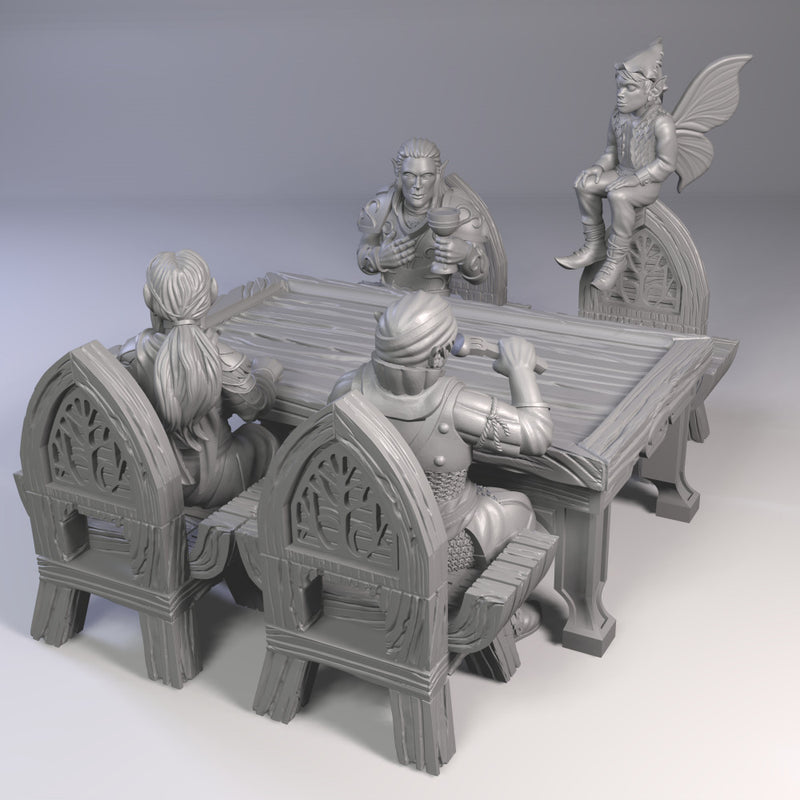 Elven Dinner (SITTING FOLKS) - Only-Games