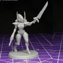 Space Elf Female Soldier Pose 4 - Only-Games