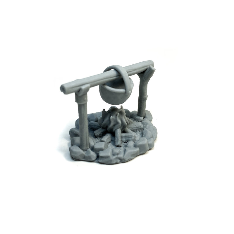 Campfire with the cooking pot - Only-Games