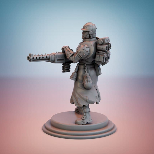 Cult Guard. Automatic Heavy AP Rifle specialist and ammo bearer. - Only-Games