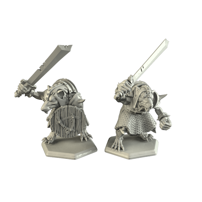 Rat Soldiers (2 miniatures) - Only-Games