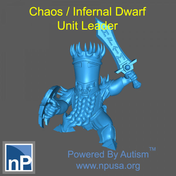 Chaos Dwarf Unit Leader - Only-Games