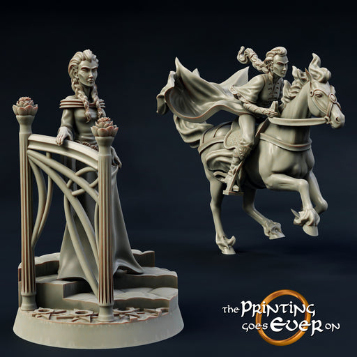 Elven Lady Aranwen - On Foot and Mounted - Presupported - Only-Games