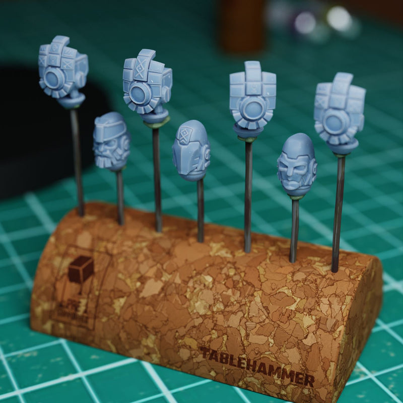 ROBOT DRONE AUTOMATA INFANTRY HEADS – BITS PACK - Only-Games