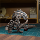 Gnoll Fighter Sword Spear - Frostgrave Pathfinder - Fantasy DND - TytanTroll Miniatures - Only-Games
