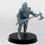 Knight Full Armour Two-handed Axe on Foot (XIV century) - Only-Games