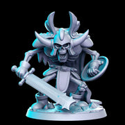 Skeleton - fighter - 32mm - DnD - Only-Games