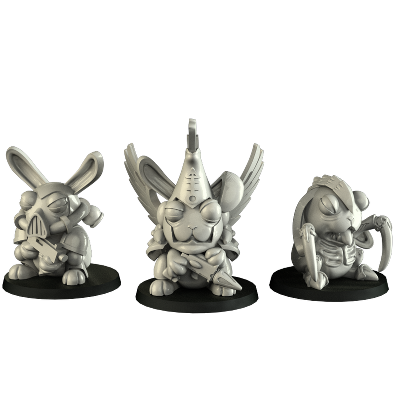 Space Rabbits 3 miniatures - Only-Games