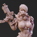 Cyberpunk Mercenary Pose 1 - 4 Variants and Pinup - Only-Games