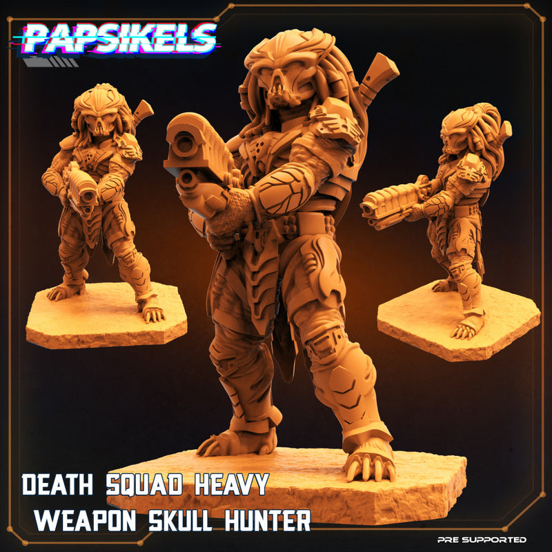 DEATH SQUAD HEAVY WEAPON SKULL HUNTER - Only-Games