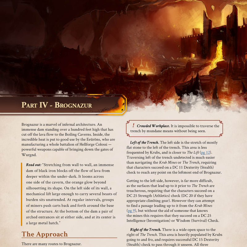 Infernal Forges - 5e Adventure Booklet - Only-Games