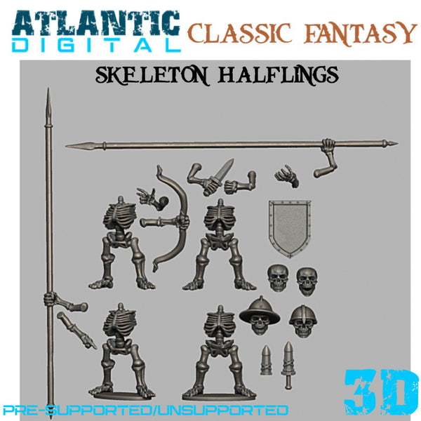 Skeleton Halflings - Puddle Bases - Only-Games