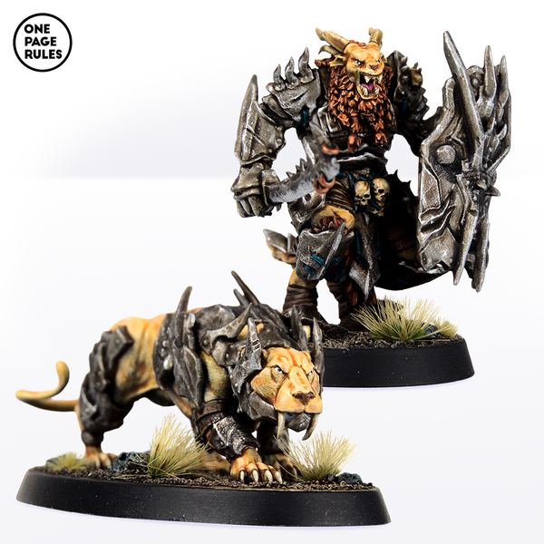 Beastmen Lord & Pet - Only-Games