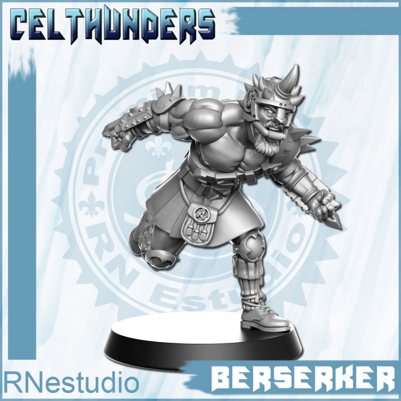 12 Berserker Celthunders Fantasy Football 32mm - Only-Games