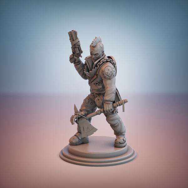 Cultist Rabble. Officer (Gun and Blade). - Only-Games