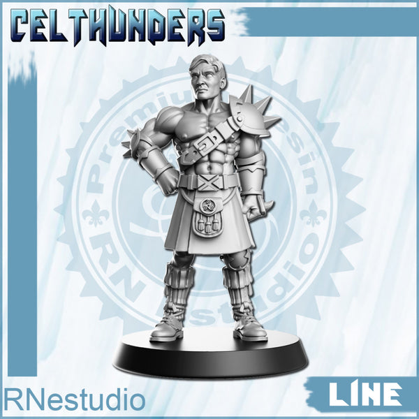 01 Line Celthunders Fantasy Football 32mm - Only-Games