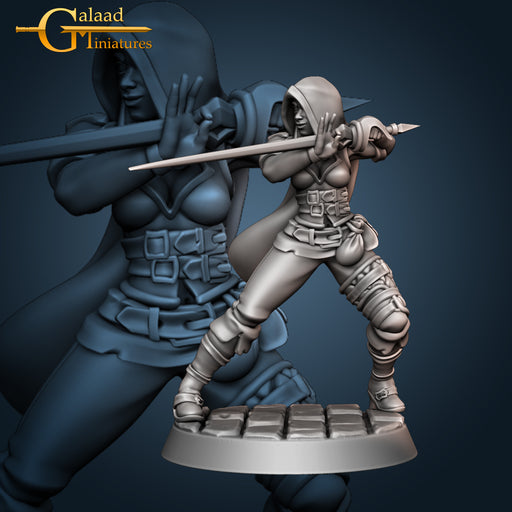 Female Rogue with Rapiere - Only-Games