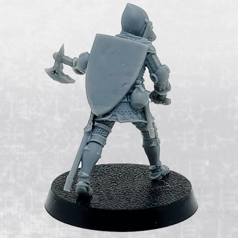 Knight Full Armour Two-handed Axe on Foot (XIV century) - Only-Games