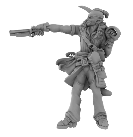 Elf Male Rogue Pistol - Only-Games