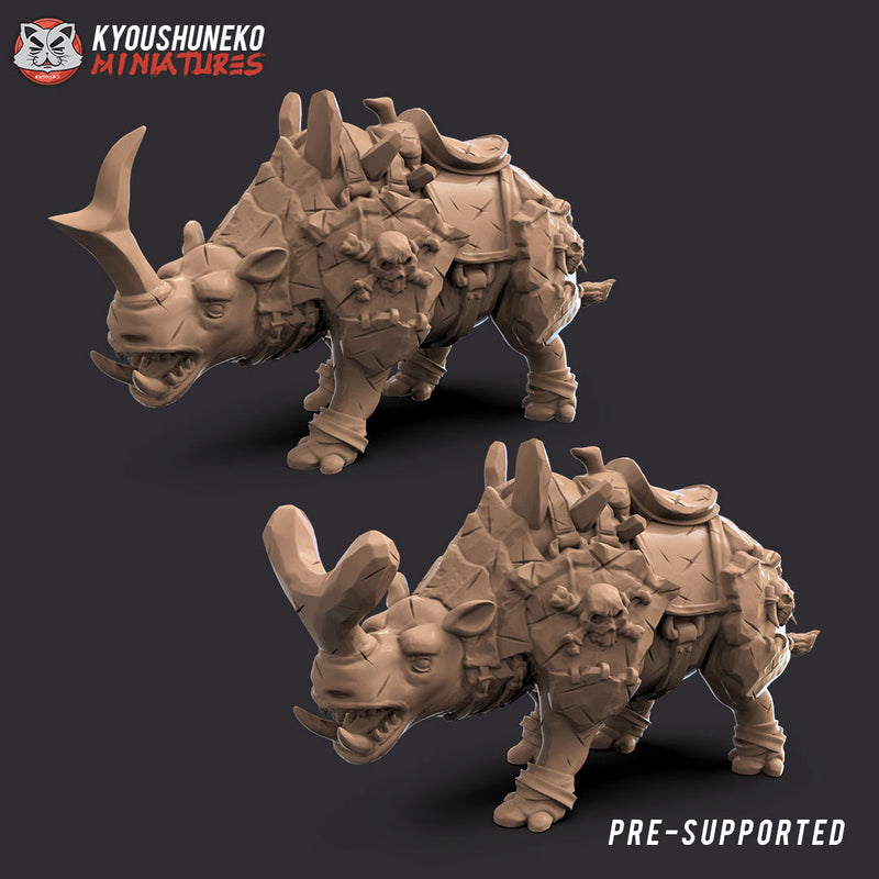 Black Orc War Boss Mounted - Only-Games