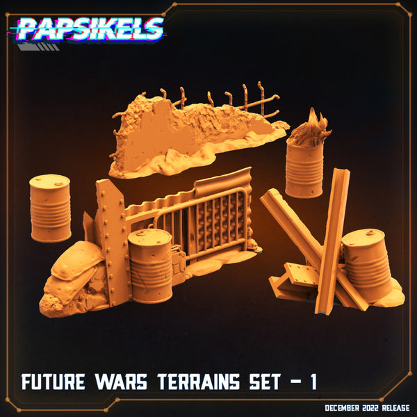 FUTURE WARS TERRAINS SET - 1 - Only-Games