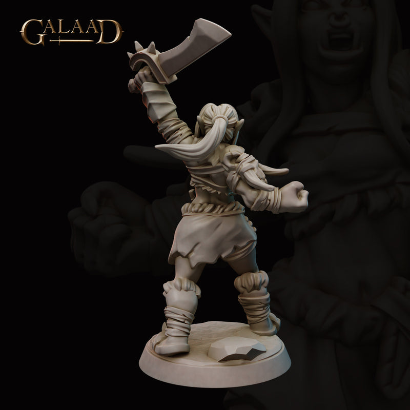 Female Orc Fighter - Only-Games