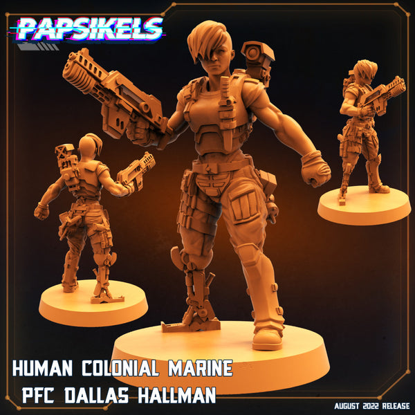 HUMAN COLONIAL MARINE PFC DALLAS HALLMAN - Only-Games