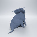 Kosmoceratops sitting 1-35 scale dinosaur - Only-Games