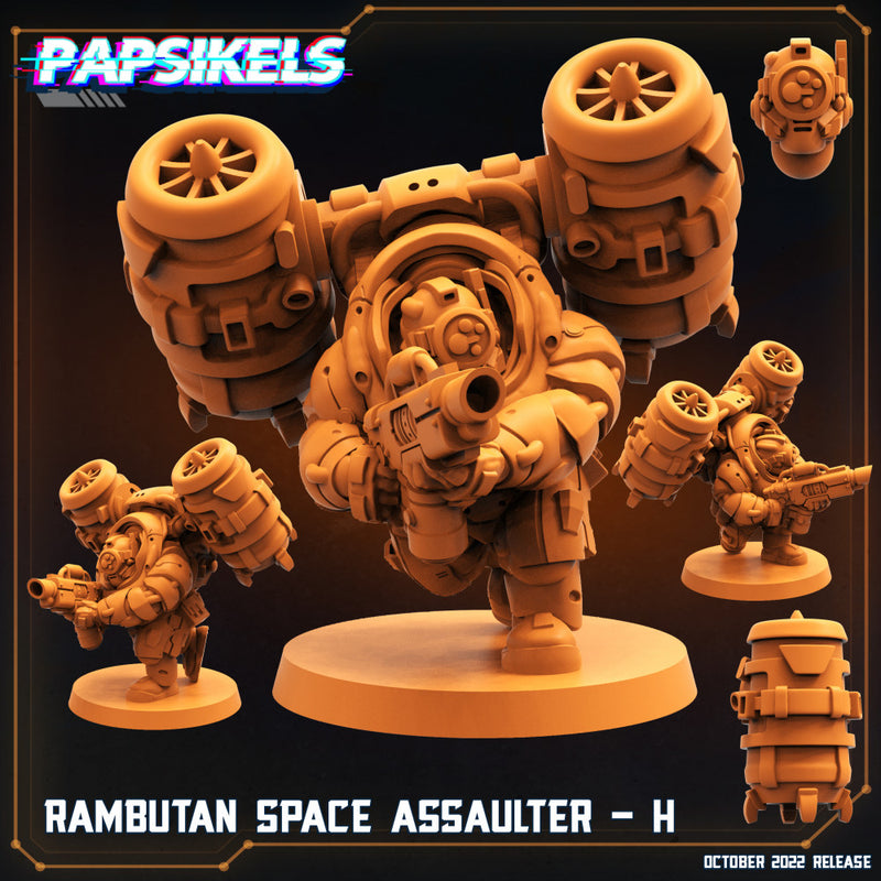 RAMBUTAN SPACE ASSAULTER - SET 2 - Only-Games