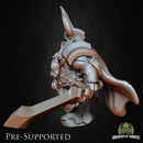 Luther The King [32mm Scale] Dwarf Fighter Knight - Only-Games