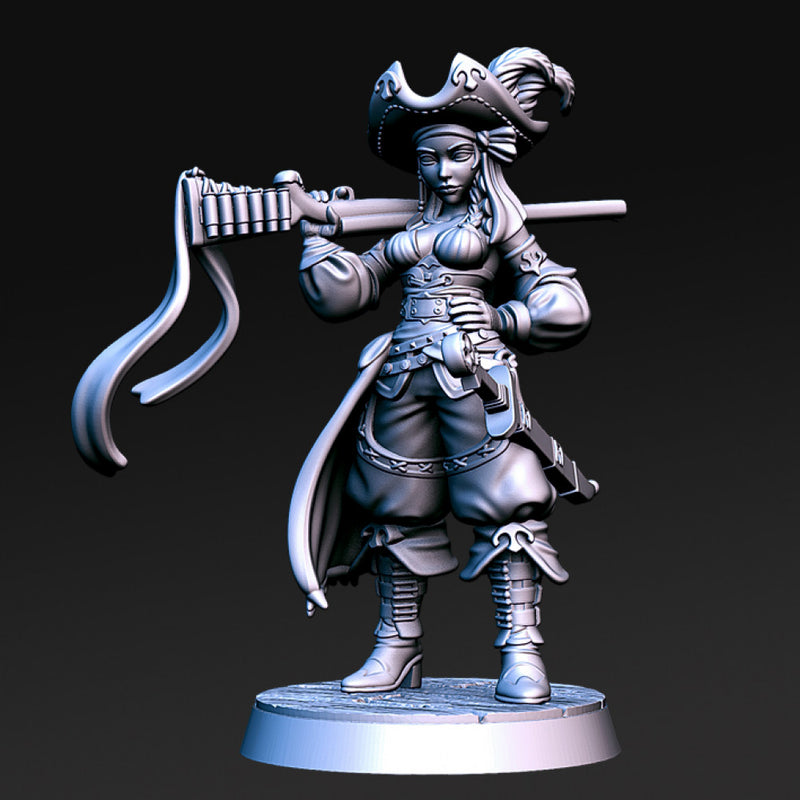 Stella Marissa - Female Pirate - 32mm - DnD - - Only-Games