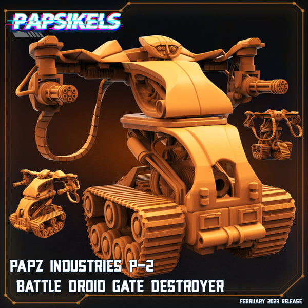 PAPZ INDUSTRIES P1 BATTLE DROID GATE DESTROYER - Only-Games