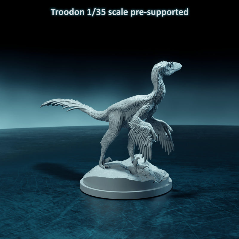 Troodon looking 1-35 scale dinosaur - Only-Games