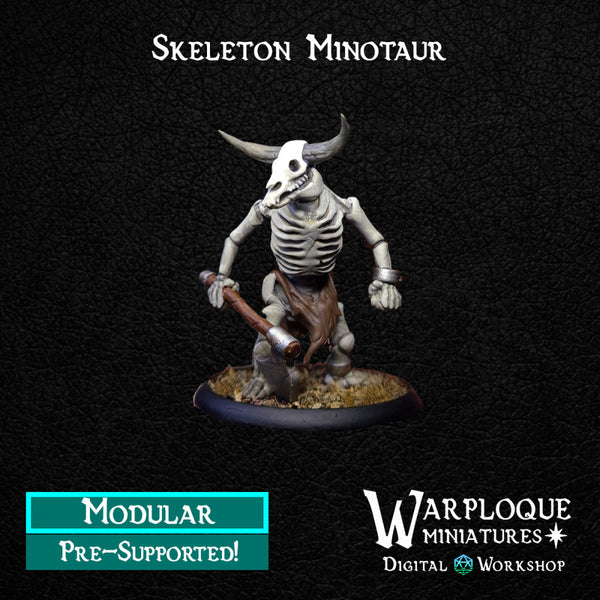 Skeleton Minotaur - Only-Games